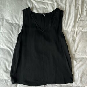 Quince washable silk shell tank in black, XS. NWOT.
